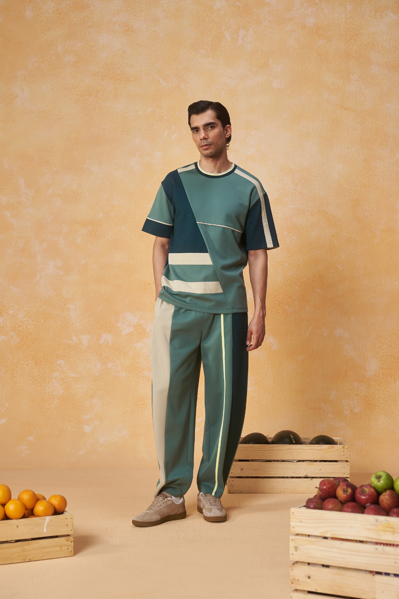 Diagonal Panel Tee
