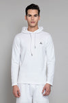 Rio Celeste-White Hoodie