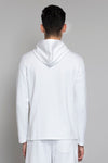 Rio Celeste-White Hoodie