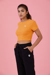 Go To Style Crop Top Mango Sorbet