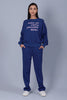 Blue Point of View Oversized Sweatshirt