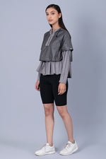 Groove in Grace Peplum Top