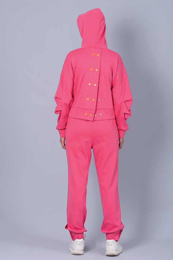 Pop in Bright Sweatshirt with Hoodie