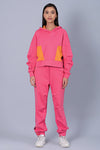 Pop in Bright Sweatshirt with Hoodie