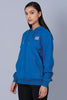 Bae & Me Unisex Snorkel Blue Sweatshirt with Hoodie
