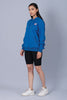 Bae & Me Unisex Snorkel Blue Sweatshirt with Hoodie