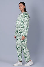 Green Marble Print Cool Off Hoodie