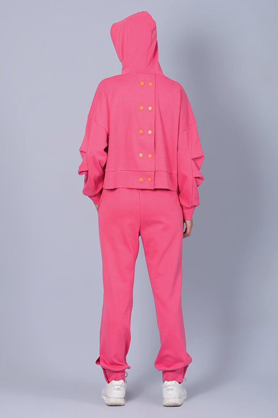 Pop in Bright Sweatshirt with Hoodie