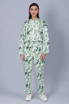 Green Marble Print Cool Off Hoodie
