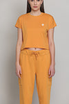 Easy Weekends t-shirt-Mango Sorbet
