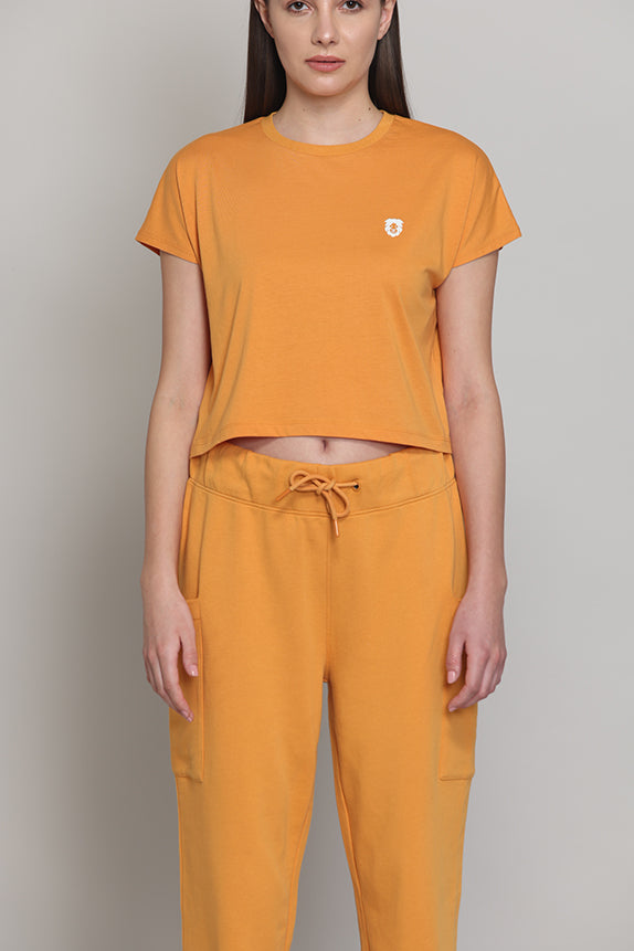 Easy Weekends t-shirt-Mango Sorbet