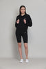 Hibiscus Cropped Hoodie