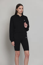 Hibiscus Cropped Hoodie