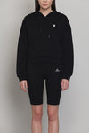 Hibiscus Cropped Hoodie