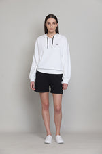 Hibiscus Cropped Hoodie