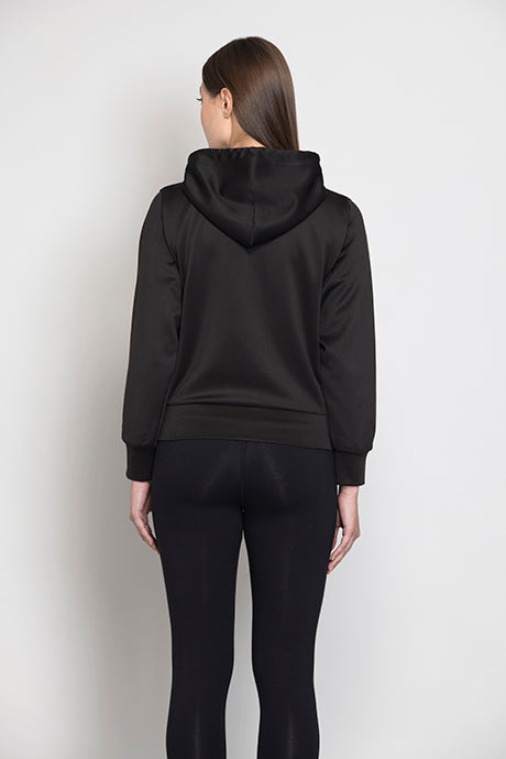 Stunning Black Hoodie Jacket