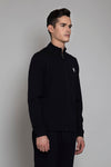 Cotton poly interlock Black Jacket