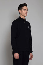 Cotton poly interlock Black Jacket