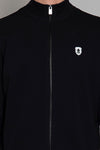 Cotton poly interlock Black Jacket