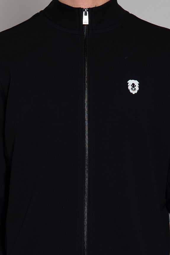 Cotton poly interlock Black Jacket