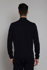 Cotton poly interlock Black Jacket