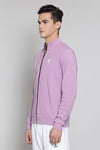 Cotton poly interlock Misty Rose Jacket