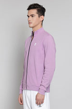 Cotton poly interlock Misty Rose Jacket