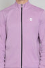 Cotton poly interlock Misty Rose Jacket