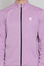Cotton poly interlock Misty Rose Jacket