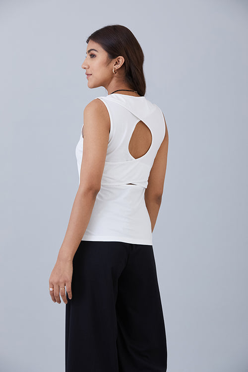 Ease Out Razor Tank White