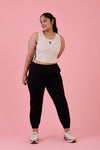 Cool Off Crop Tank Beige