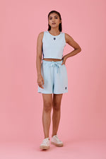 Cool Off Crop Tank Beige