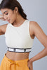 Cool Vibe Crop Tank Buttermilk