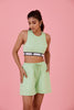 Cool Vibe Crop Tank Pistachio