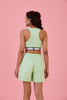 Cool Vibe Crop Tank Pistachio