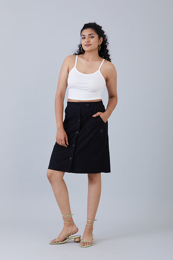 Carefree Crop Spaghetti Black