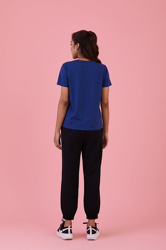 All Day Long T-shirt Dress Blue