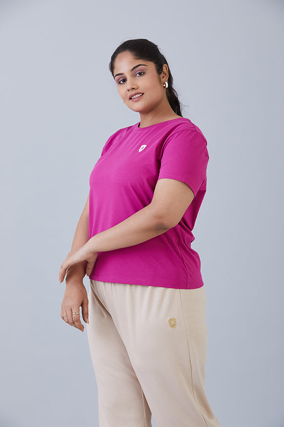 All Day Long T-shirt Festival Fuchsia