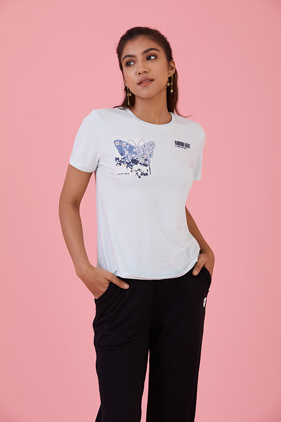 Low-Key Cool T-shirt Blue Glass