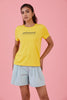 Low-Key Cool T-shirt Yellow Dandelin