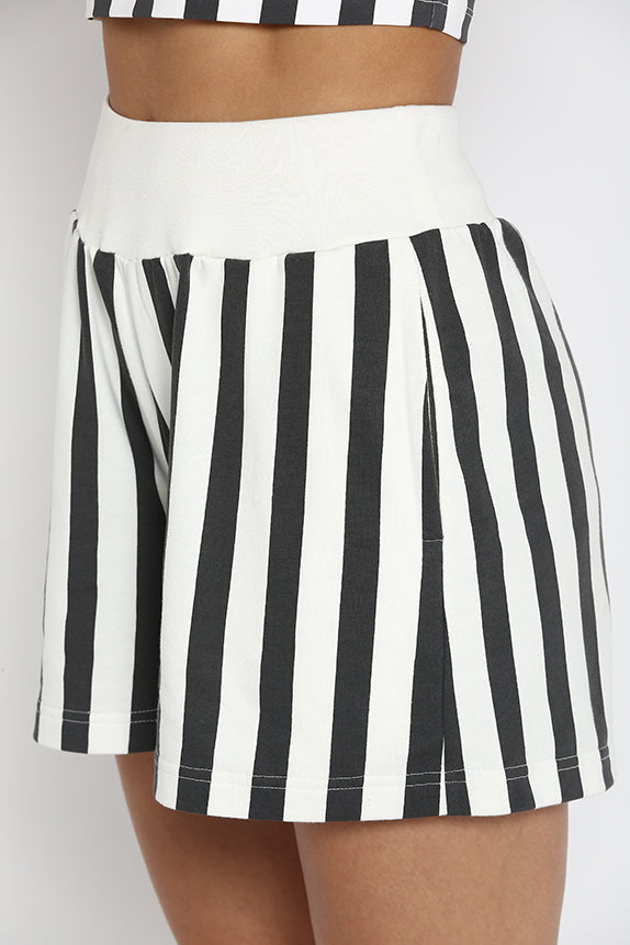 Striking Stripe Shorts Multicolor