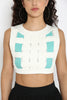 Mesh It Up Top White