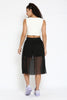 Mesh It Up Top White