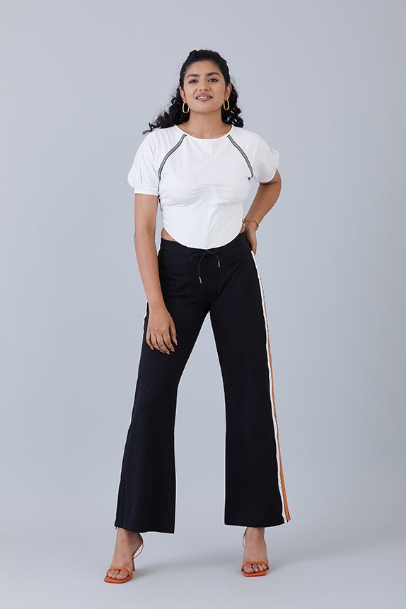 Statement Corset Top White