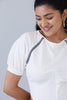 Statement Corset Top White
