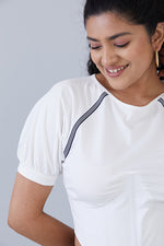 Statement Corset Top White