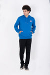 Bae & Me Unisex Snorkel Blue Sweatshirt with Hoodie