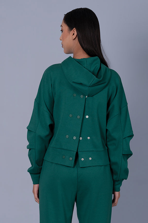 Pop in Bright Sweatshirt with Hoodie