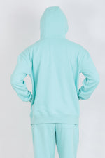 Bae & Me Unisex Sea Green Sweatshirt with Hoodie