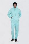 Bae & Me Unisex Sea Green Sweatshirt with Hoodie